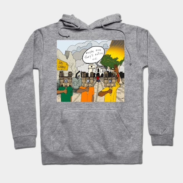 Sri Lanka Bombing Hoodie by Felipe.Makes.Cartoons